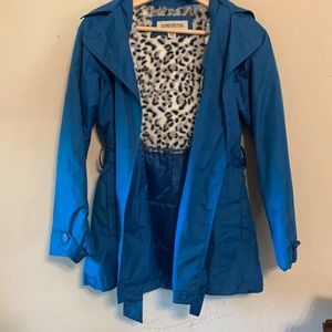 London Fog Kids Blue Raincoat